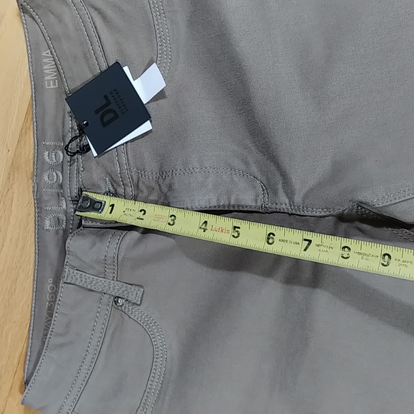DL 1961 Emma Power legging jeans khaki NWT size 27 - Picture 8 of 9